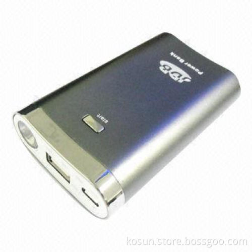 Power Bank Case with 6,000mAh Polymer Battery Capacity, USB Charging Cable
